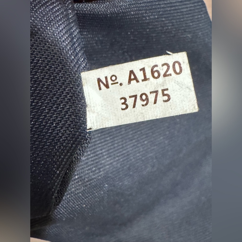 Coach Denim Turnlock backpack Gunmetal Rivets  Navy leather - Picture 5 of 17